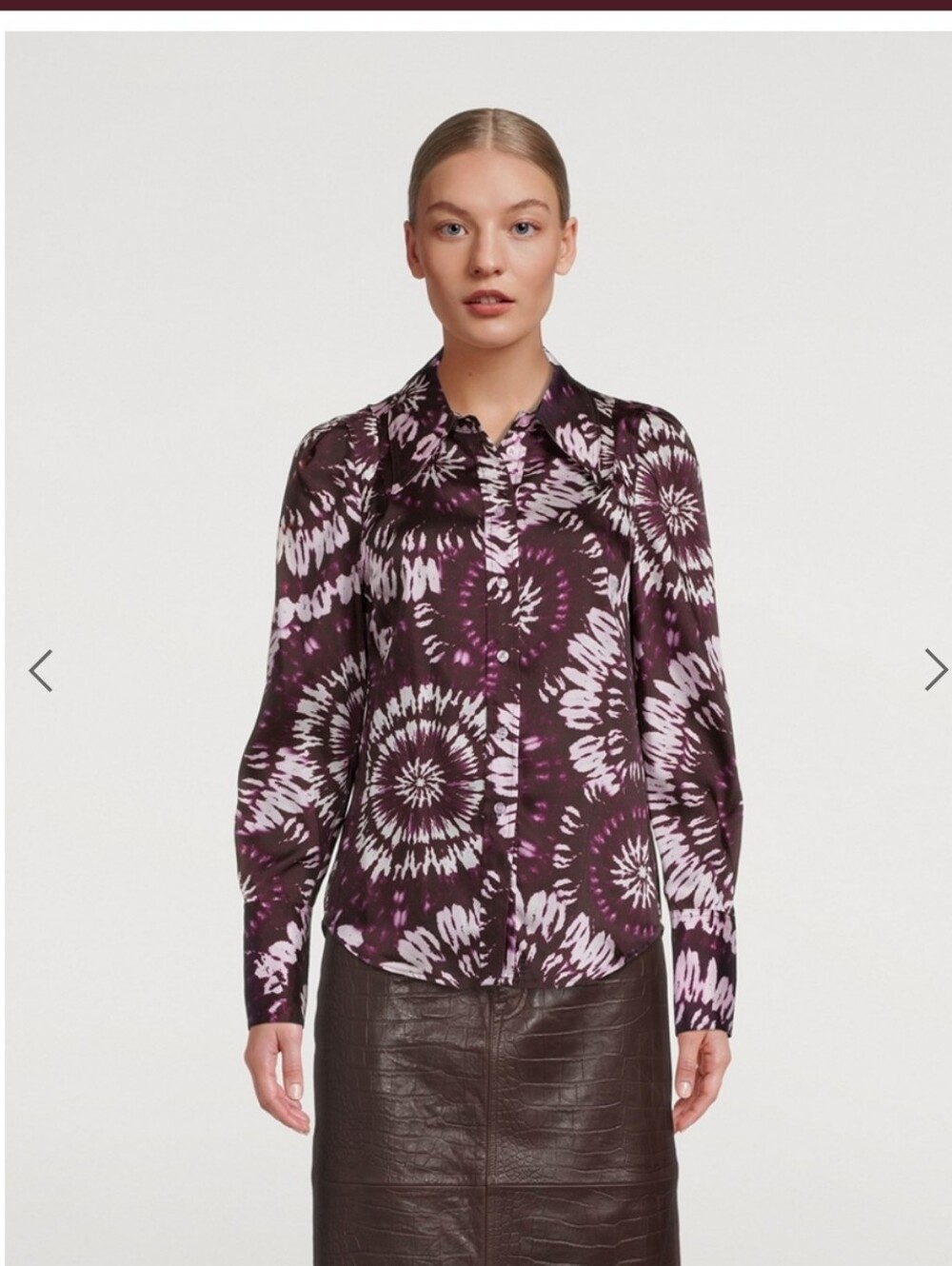 SMYTHE Box Pleat Shirt In Mandala Print Size S NWOT